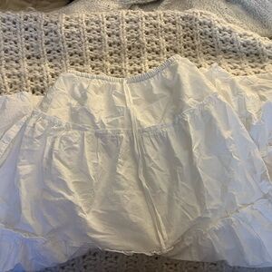 Wild Fable Crisp White A-Line Skirt